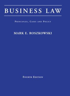 Business Law: Principles, Cases, and Policy (4t... 0673523985 Book Cover