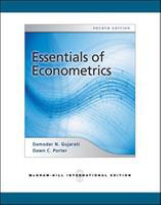 Essentials of Econometrics 0071276076 Book Cover