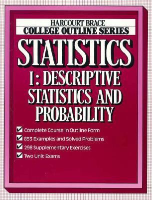 Statistics I: Descriptive Statistics and Probab... 0156016168 Book Cover