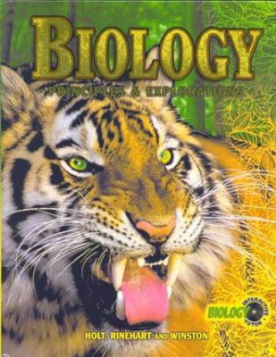 Biology: Principles & Explorations 0030519993 Book Cover