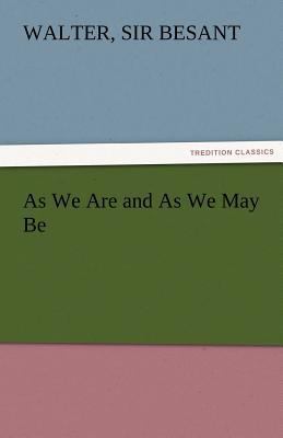 As We Are and as We May Be 384247508X Book Cover