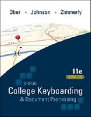 Gregg College Keyboarding & Document Processing... 0073372196 Book Cover