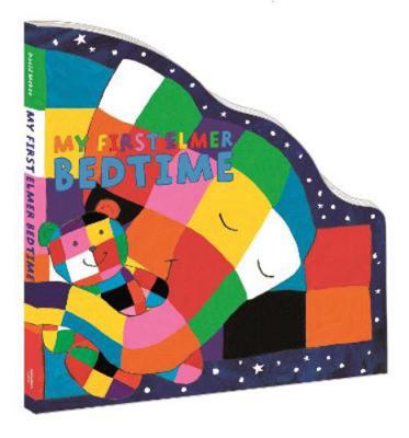 My First Elmer Bedtime: Shaped Board Book (Elme... 1839131640 Book Cover