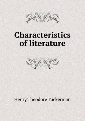 Characteristics of literature 5518787022 Book Cover