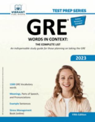 GRE Words In Context: The Complete List 1636511295 Book Cover