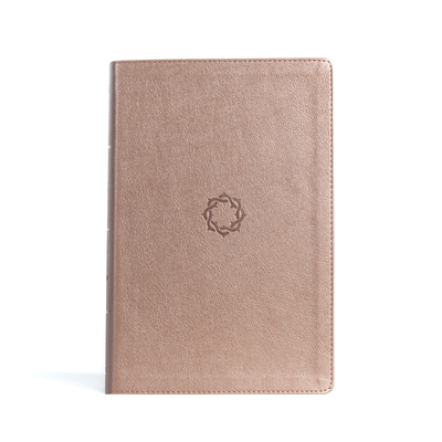 KJV Essential Teen Study Bible, Rose Gold Leath... 1430082704 Book Cover