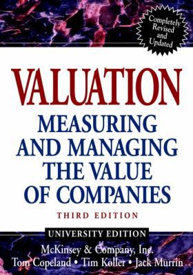 Valuation, University Edition: Measuring and Ma... 0471361917 Book Cover