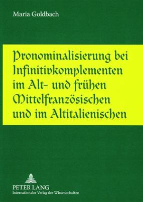 Pronominalisierung bei Infinitivkomplementen im... [German] 3631561407 Book Cover