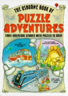Usborne Book of Puzzle Adventures: Dinosaur Exp... 074600155X Book Cover