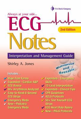 ECG Notes: Interpretation and Management Guide B0073XTRF6 Book Cover