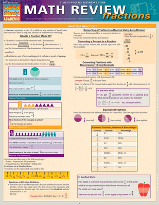 Math Review: Fractions 1423221591 Book Cover