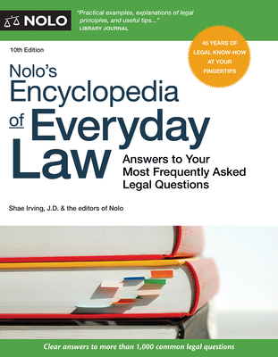 Nolo's Encyclopedia of Everyday Law: Answers to... 141332343X Book Cover