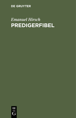 Predigerfibel [German] 3110092603 Book Cover