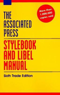 Associated Press Stylebook And Libel Manual: Si... 0201407175 Book Cover