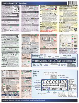 Nikon D750 CheatSheet (short version, laminated, instruction manual) 0991014871 Book Cover