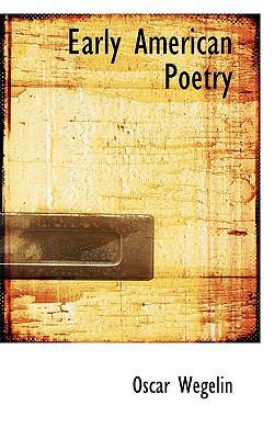 Early American Poetry 1103223291 Book Cover