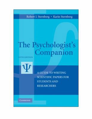 the-psychologist's-companion B007DKMXAA Book Cover