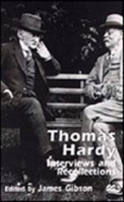 Thomas Hardy: Interviews and Recollections 0333247876 Book Cover