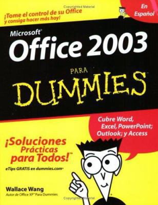 Microsoft Office 2003 Para Dummies [Spanish] 0764567810 Book Cover