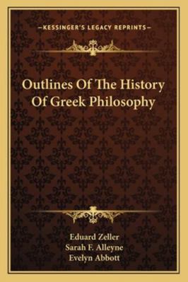 Outlines Of The History Of Greek Philosophy 1163242209 Book Cover