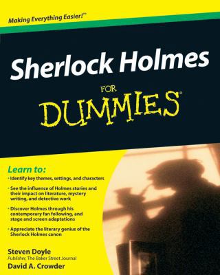 Sherlock Holmes for Dummies 0470484446 Book Cover