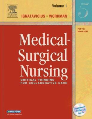 Medical-Surgical Nursing: Critical Thinking for... B001DICRZO Book Cover