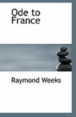 Ode to France 1110941900 Book Cover