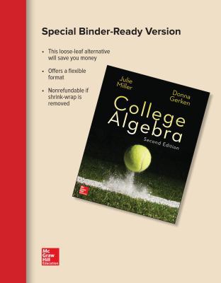 Loose Leaf Version for College Algebra 125957511X Book Cover