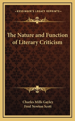 The Nature and Function of Literary Criticism 1168770033 Book Cover