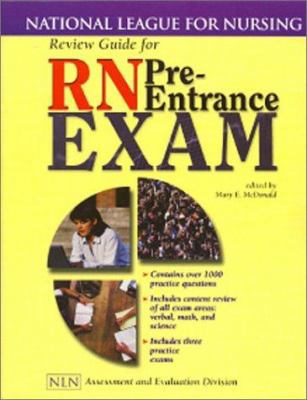 Review Guide for RN Pre-Entrance Exam: . 0763710628 Book Cover
