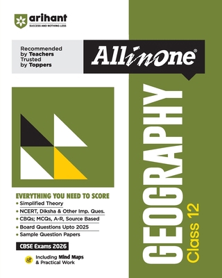 AIO CBSE Geography 12th 9368404526 Book Cover