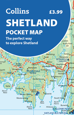 Shetland Pocket Map 0008780471 Book Cover