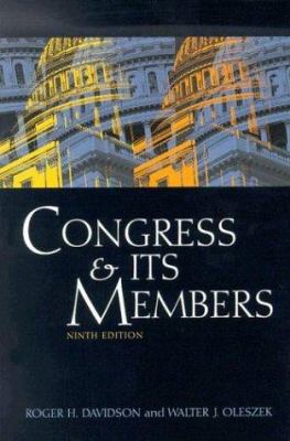 Congress and Its Members 1568028164 Book Cover