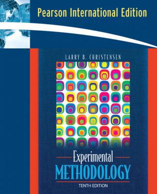 Experimental Methodology 0205504671 Book Cover