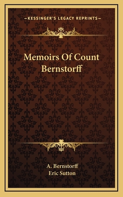Memoirs of Count Bernstorff 1164508938 Book Cover