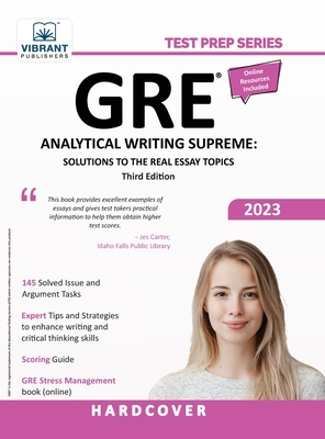 GRE Analytical Writing Supreme: Solutions to th... 1636511457 Book Cover