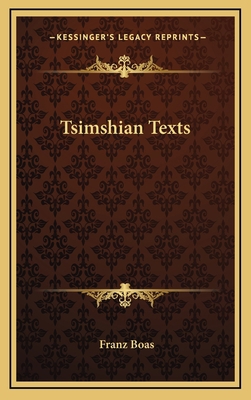 Tsimshian Texts 1163417467 Book Cover