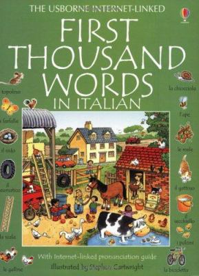 First Thousand Words in Italian 0746037767 Book Cover