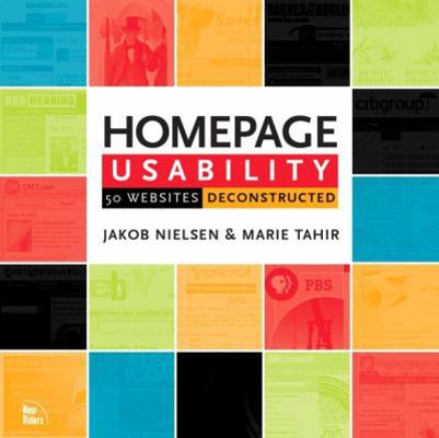 Homepage Usability: 50 Websites Deconstructed B0075HCPV8 Book Cover