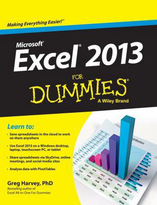 Microsoft Excel 2013 for Dummies 8126541156 Book Cover