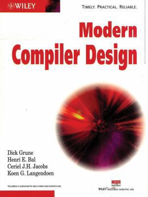 Modern Compiler Design 8126504188 Book Cover