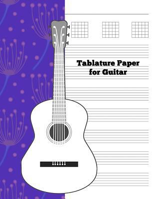 Tablature Paper for Guitar 1730881165 Book Cover