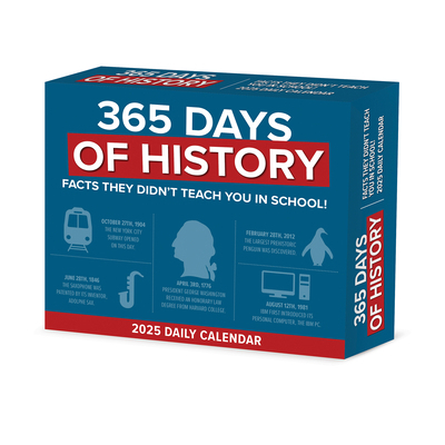 365 Days of History 2025 6.2 X 5.4 Box Calendar 1549246755 Book Cover