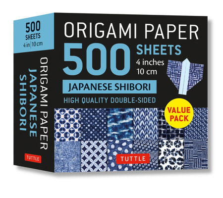 Origami Paper 500 Sheets Japanese Shibori 4 (10... 0804854246 Book Cover