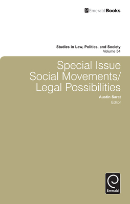 Special Issue: Social Movements/Legal Possibili... 0857248251 Book Cover