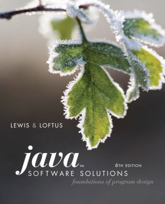 Java Software Solutions: Foundations of Program... 0321532058 Book Cover