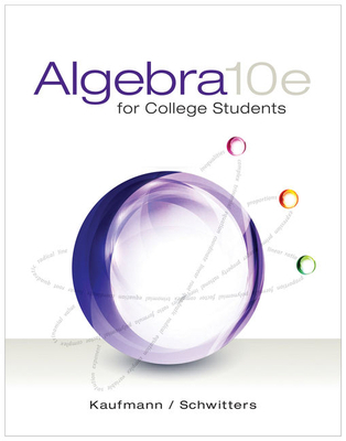 Algebra for College Students 0357671333 Book Cover