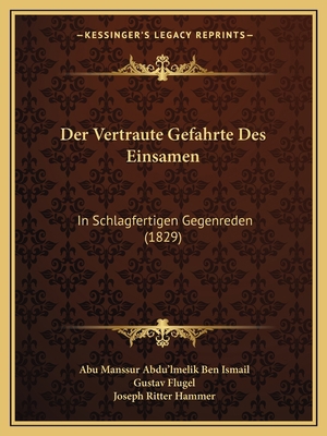 Der Vertraute Gefahrte Des Einsamen: In Schlagf... [German] 1168458749 Book Cover