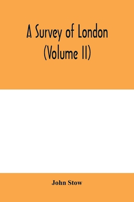 A survey of London (Volume II) 9354005616 Book Cover