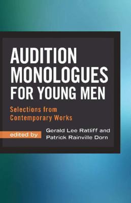 Audition Monologues for Young Men 1566082080 Book Cover